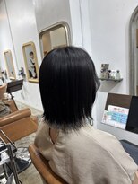 アンジュール(UNJOUR.)&nbsp;20代30代ボブ◎透明感アッシュ×外ハネ