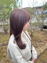 ナンバーエイト(number eight) 顔周りカット韓国風ヘアオリーブカラーヨシンモリ美シルエット