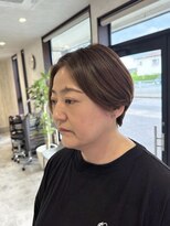 エヌアンドエー 杉戸高野台店(N&A) シークレット白髪ぼかしハイライト スッキリショートヘア