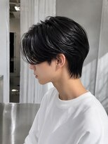 ネオリーブウリ 二子玉川店(Neolive uri) 韓国マッシュスペインカールスパイキーショートブルーブラック