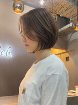 レブ 三条河原町(Reb,)&nbsp;レイヤーボブ/顔まわり/タッセルボブ/長めボブ/透明感カラー