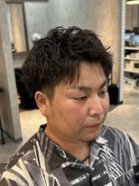 ザ クラン バイ ヘッドライト 仙台長町店(THE CLAN by HEADLIGHT) 【清潔感×男らしさ】アップバングパーマ