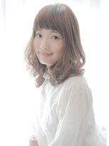 リッコ 横浜(ricco)&nbsp;☆ふわふわカールとショートバングで愛されセミディ☆