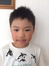 リボン理容院 キッズショート