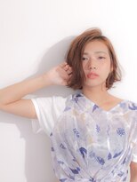 ムーン(moon) シースルー外ハネボブ ドライマテリアル