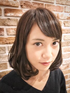 トモリヘアルーム (tomori Hair room) 毛先ふんわり☆ミディアム・アッシュグレージュヘア☆
