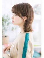 ミック ヘアアンドビューティー 大山店(miq  Hair&Beauty)&nbsp;耳かけ外ハネガーリーミディ