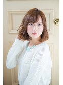 【Lauren. 岸里玉出】ふわミディ 小顔 フェミニンボブ☆