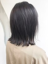 モリオ フロム ロンドン 大宮2号店(morio from London)&nbsp;【なかじま ひびき】透明感グレージュ×外ハネボブ