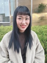 オプスヘアー 姪浜店(OPS HAIR) 【姪浜 ANZU】パツンとバングでオシャレに