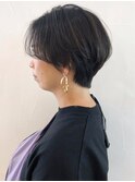ナチュラルハンサムショート_ハイライトカラー_ba245712