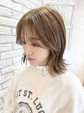 アニー ヘアーアンドスパ(Anniy) 【Anniy】ハイトーン外ハネ結べるボブ