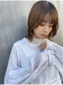 くびれヘア/イルミナカラー/ベージュ