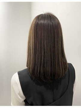 サルファ ヘアデザイン 名古屋 丸の内(S.ALPHA HAIR DESIGN) 脱赤味グレージュダークカラー