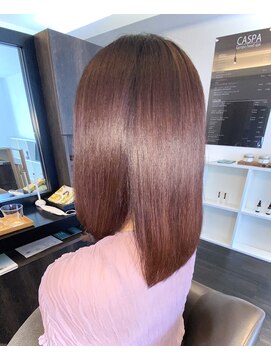 アールサロンプラスキャスパ 自由が丘(Rrsalon+CASPA) 【髪質改善特化】R.HASヒト幹細胞水素Tr×艶髪カット