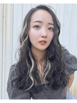 ガルボ ヘアー(garbo hair) プルエクステ デザインエクステ パーマ にしむらりな