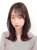 ロングレイヤーグレージュカラー美肌カラー透明感20代30代40代
