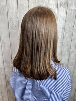 ビューティドレッセヤマノ 池袋パルコ(Beauty Dresse YAMANO)&nbsp;【ハイライト】【ストレート】ベージュカラー