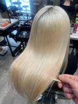 アディクト 東陽町西口(addict)&nbsp;ブリーチ髪質改善縮毛矯正＿ホワイト＿ミディアム［東陽町］