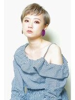 モニカ 横須賀中央店(Monica)&nbsp;デザインカラー/シルキーベージュ/グレージュカラー/斜めバング