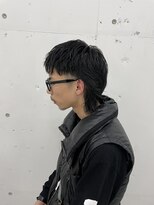 ウェルネス(Wellness)&nbsp;マッシュパーマウルフ波巻きハイライト51