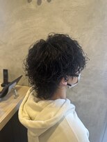 エッジ ヘア メイク(edge hair +make)&nbsp;ウルフパーマ/マッシュウルフ/波巻きパーマ