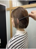 ▽グレージュ×インナー