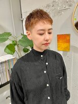 クリアーオブヘアー 栄南店(CLEAR of hair)&nbsp;ベリーショート×オレンジ