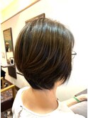 40代50代60代ショートボブ/グラデーションボブ