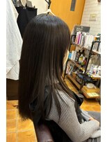 ディープグリーン(Deep Green) シャギーとワンレン