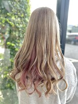 アンダートゥリーガーデン(UNDER TREE GARDEN)&nbsp;Wカラー　ホワイトベージュ×ピンクベージュ