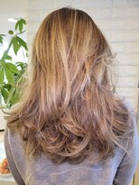 松本平太郎美容室 国立店 ロングラウンドローレイヤー×イノアカラー×ハイライト