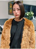 大人ボブ　30代 40代 50代　大人かっこいい