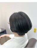 ゆるふわパーマで大人可愛いショートボブ【髪質改善】