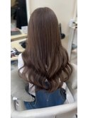 ブリーチ1回グレージュカラー！