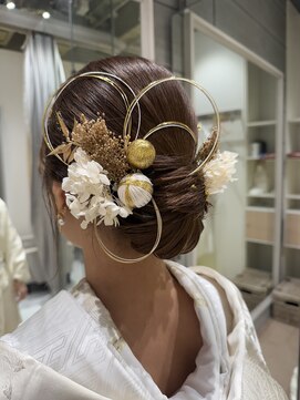 ブラウ ネイル パーティー(Blau Nail Party) 和装スタイル 水引き