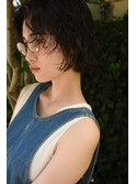 CAF 照下 ボブパーマ　夏のヘアアレンジ