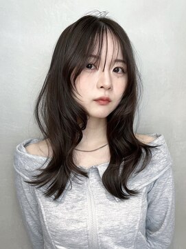 ロンドアンメゾン 原宿(Lond un Maison.) くびれヘア/顔周り/韓国/レイヤーカット/黒髪/ロング/前髪/原宿