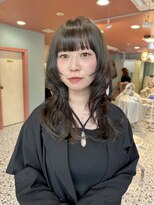 ヘアサロン セラ(SERA) ロングウルフ/ウルフカット/オリーブグレージュ/レイヤーカット