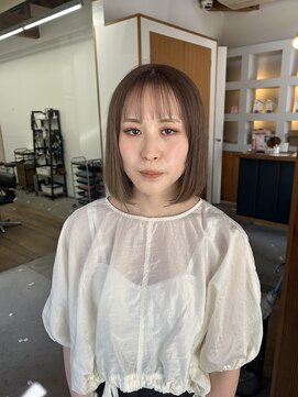 カノエ 岡山店(canoe) 透明感たっぷりカラー