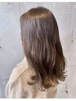 レイ 千葉(Lei)&nbsp;【Lei橋本】ナチュラルグレージュ×サイドレイヤー☆