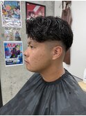 MEN'SHAIRウルフカルマパーマメンズショートイージーパーマ