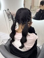 クランルシェ(clan luce)&nbsp;リボン編み込みツイン