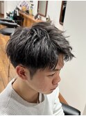 MEN'S HAIR/アップバングショート/刈り上げショート/表参道駅