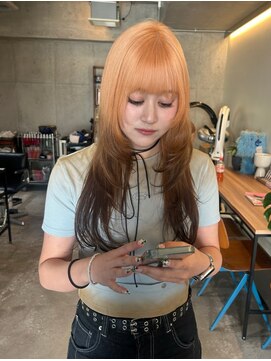 ナループロア ルームー(Nalu pu loa ROOMOO) ルーツカラー/レイヤーカット/フェイスレイヤー