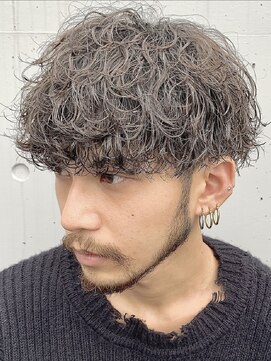 フィフス 大分(fifth) 大分波巻きスパイラルパーマメンズカットツーブロックマッシュ