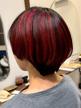 ルイ(ROUIS produced by LUCK 津田沼) ROUIS 津田沼 アンブレラカラー×レッド