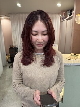 キーチェ 梅田中崎町(keych) レイヤーカット/ウェットヘア/デザインカラー[梅田駅/中崎町駅]