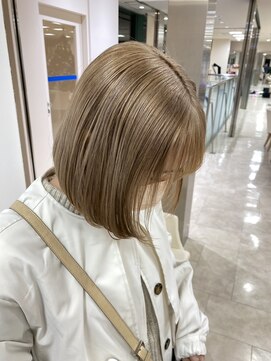 シャルムバイケンジ(Charm.by KENJE) ブリーチカラー/ブリーチ/ダブルカラー/ベージュカラー/銀座