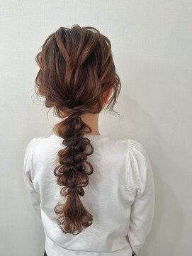 ヘアセットサロン アッシュ 神戸三宮(Ash) ゆるふわあみおろし